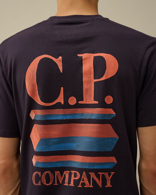 T shirt C.P bleu marine