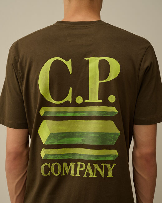 T shirt C.P marron