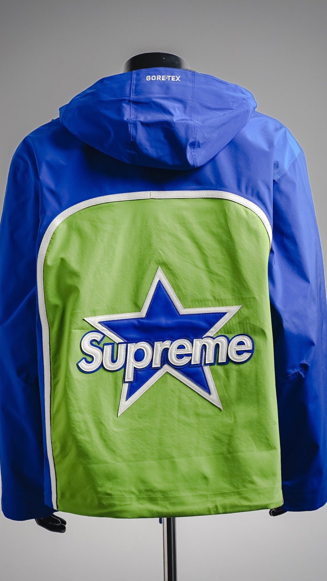Veste goretex bleu