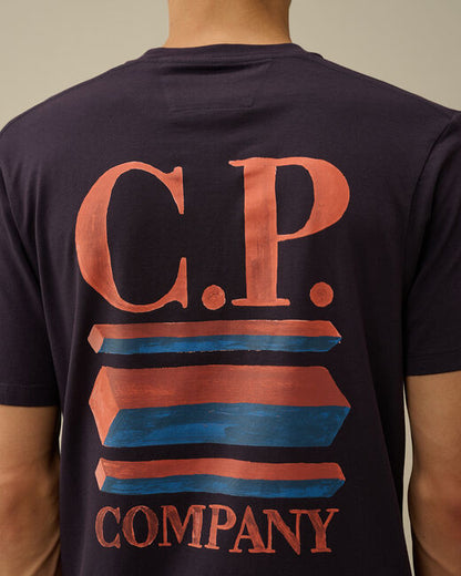 T shirt C.P bleu marine
