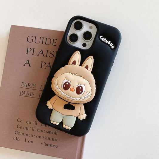 Coque Labubu noir