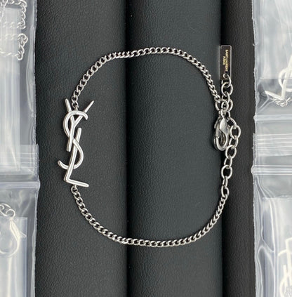 Bracelet Ysl argenté #2
