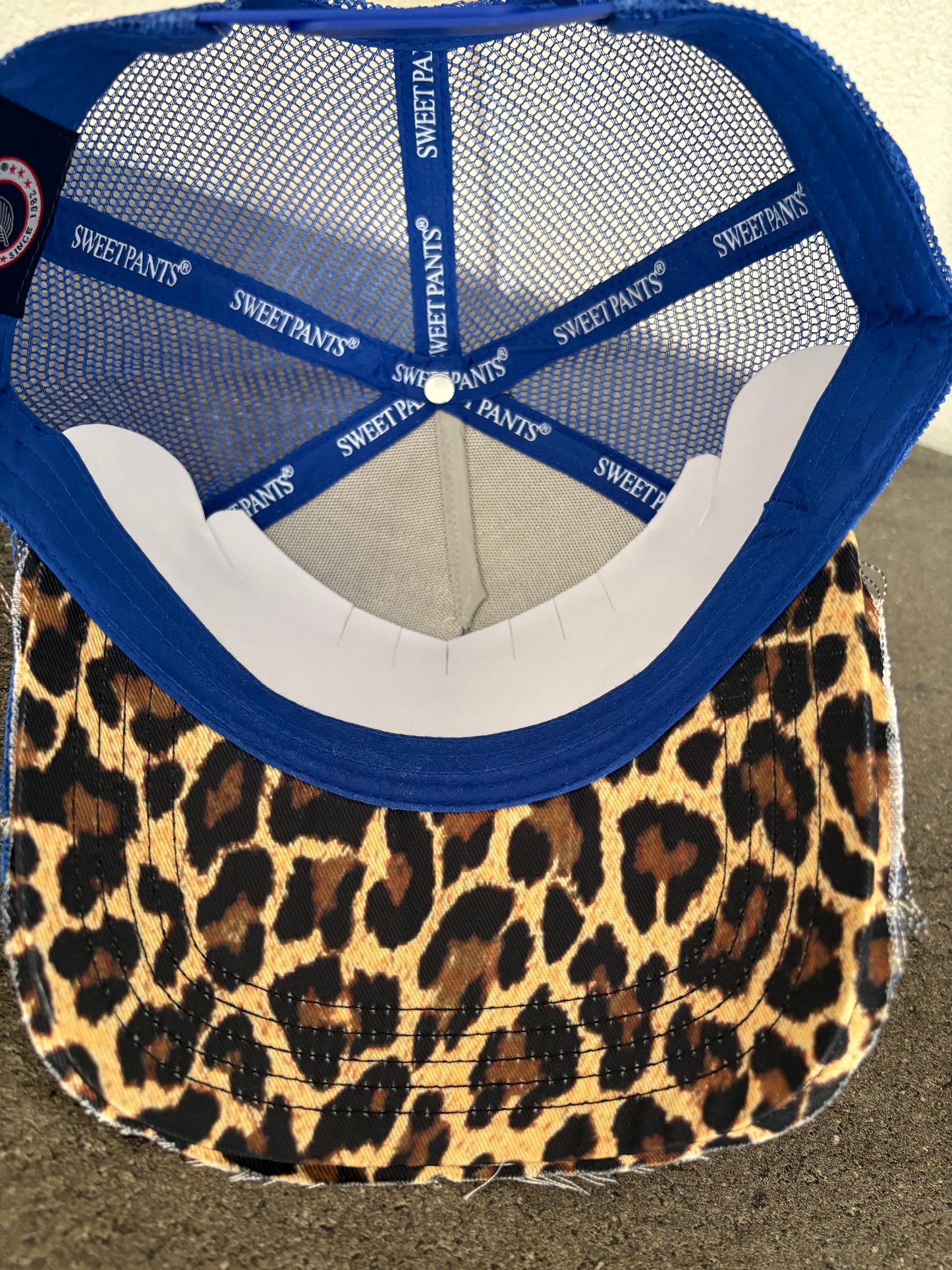 Casquette sweet pants bleu